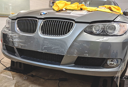 BMW paint protection wrap