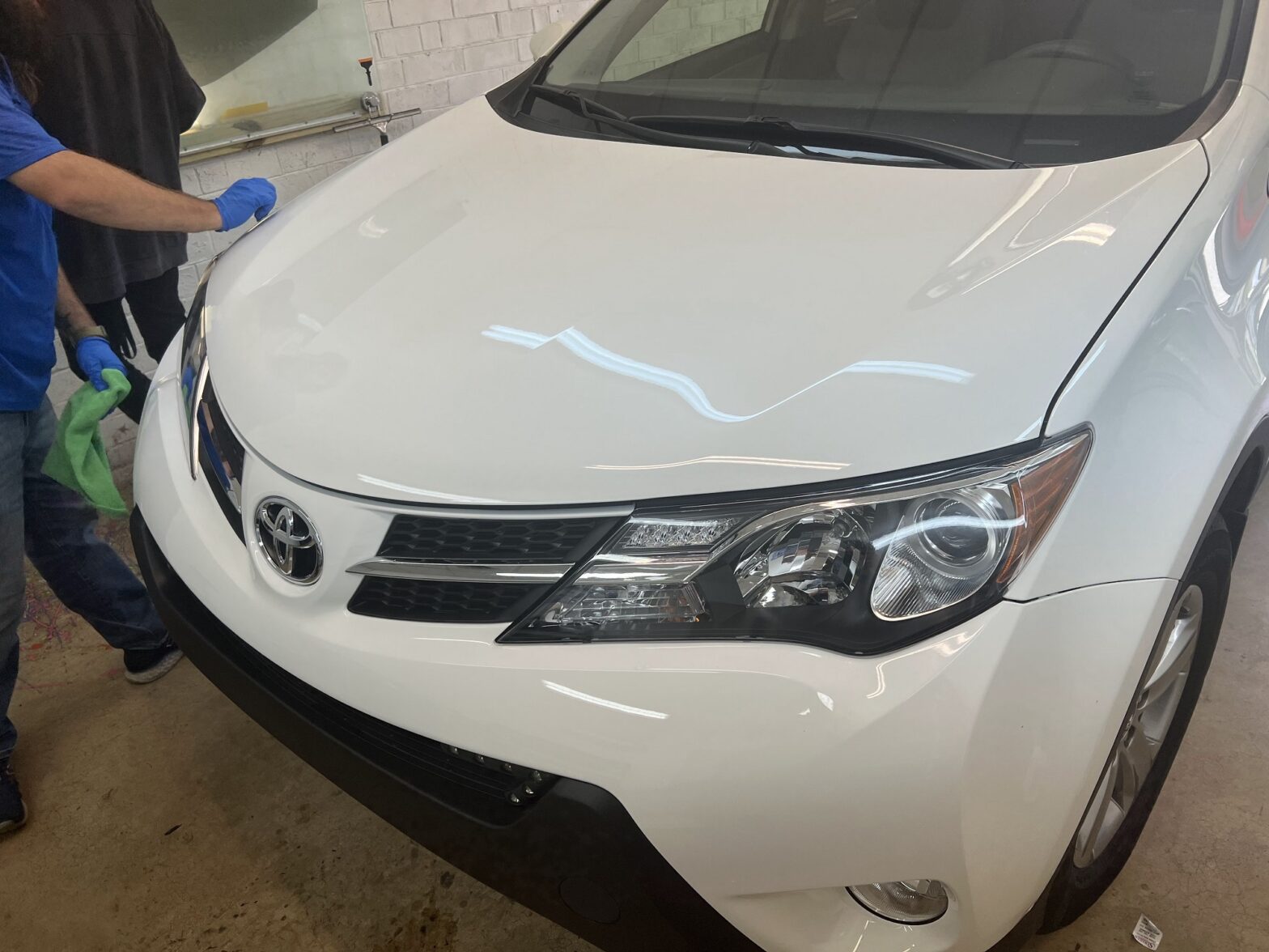 White Toyota car paint protection High Point, NC