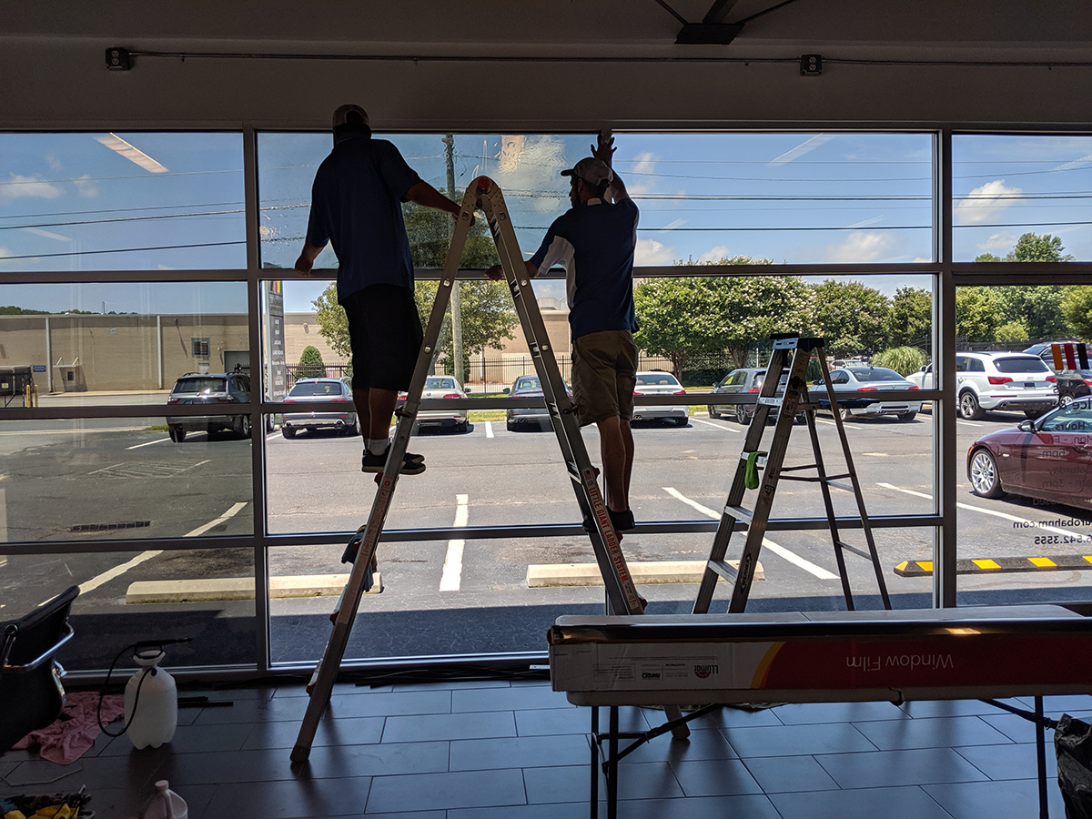 Commercial and Office window tinting in High Point, NC